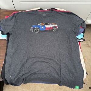 Graphic T-Shirt with Texas Truck Design